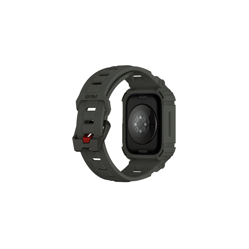 Skinarma Mecha TPU Kasa ve Kordon Seti – Apple Watch 44/45 mm