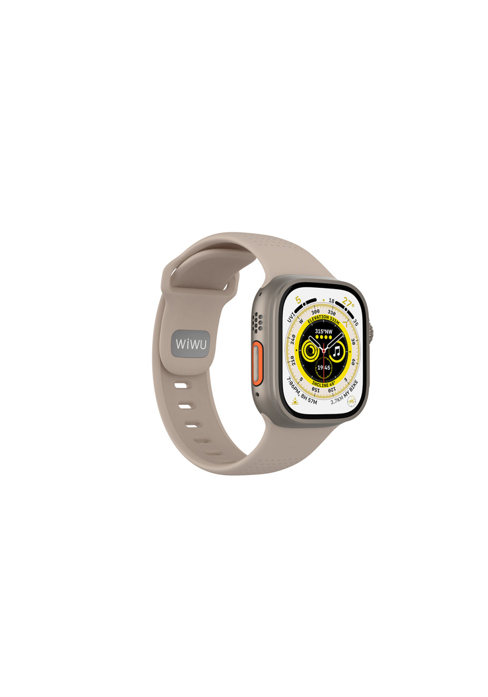 Wiwu Wi-WB0201 Comf Secur Kauçuk Kordon – Apple Watch 42/44/45/46/49 mm