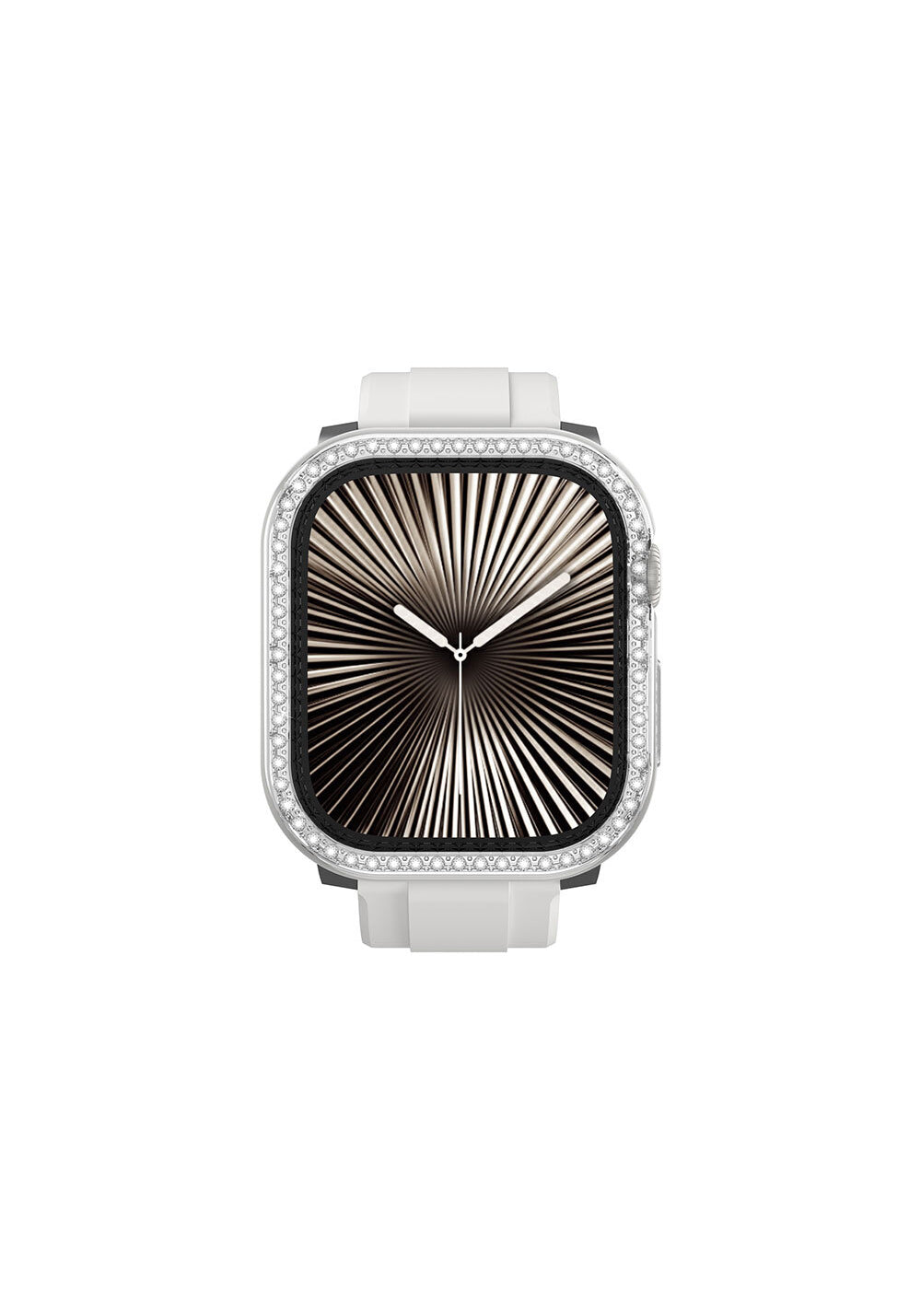Amazingthing Gleam Fit FullGuard Taşlı PC Kasa ve Ekran Koruması – Apple Watch Series 10 42 mm