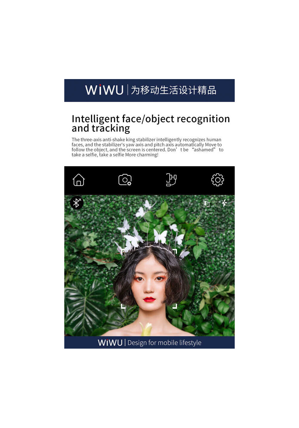 Wiwu S5B – 3 Eksenli Telefon Gimbalı
