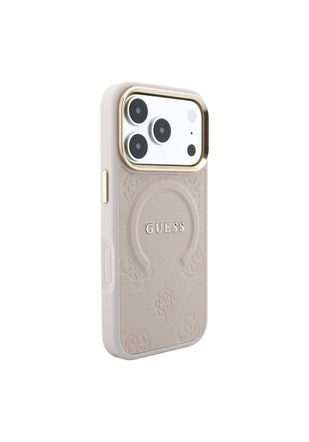 Guess Peony C-Magnet Yazı Logolu – iPhone 18 Pro Max Kılıfı