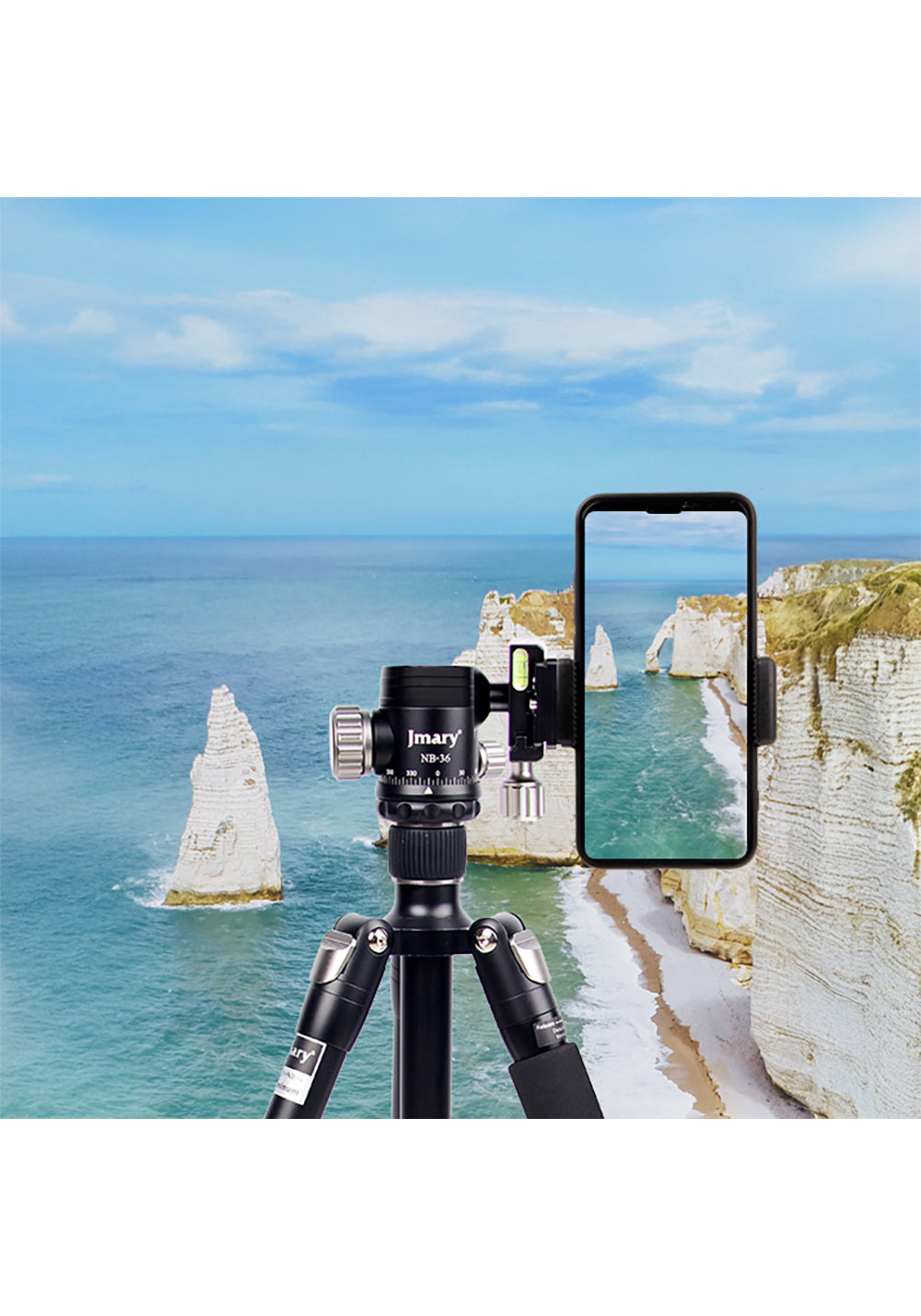 Jmary KT255+NB36 – 157,5 cm Değiştirilebilir Başlıklı Tripod