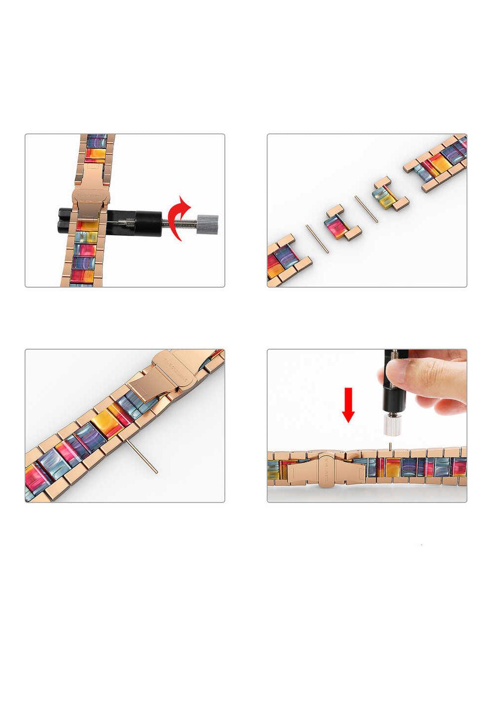 Wiwu Resin Steel Belt Metal Kordon – Apple Watch 42/44/49 mm