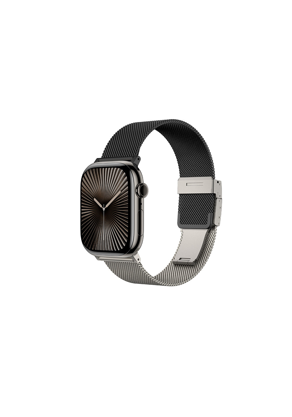 Amazingthing Omni StyleFlip Çift Yönlü Metal Örgü Kordon – Apple Watch 46 mm