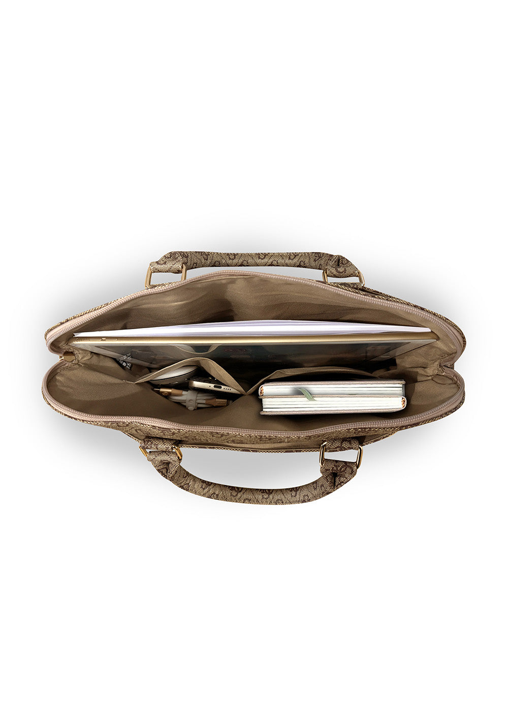 Guess 4G Desen Üçgen Logo – 15 inç Laptop Çantası