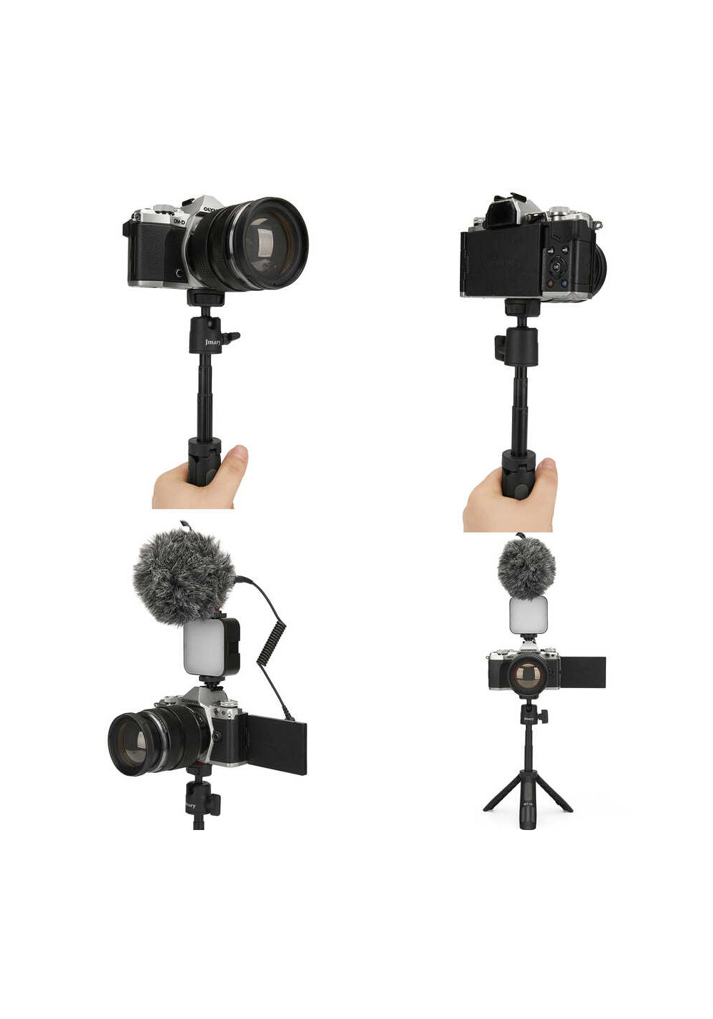 Jmary MT-19 – 360° Başlıklı Mini Tripod