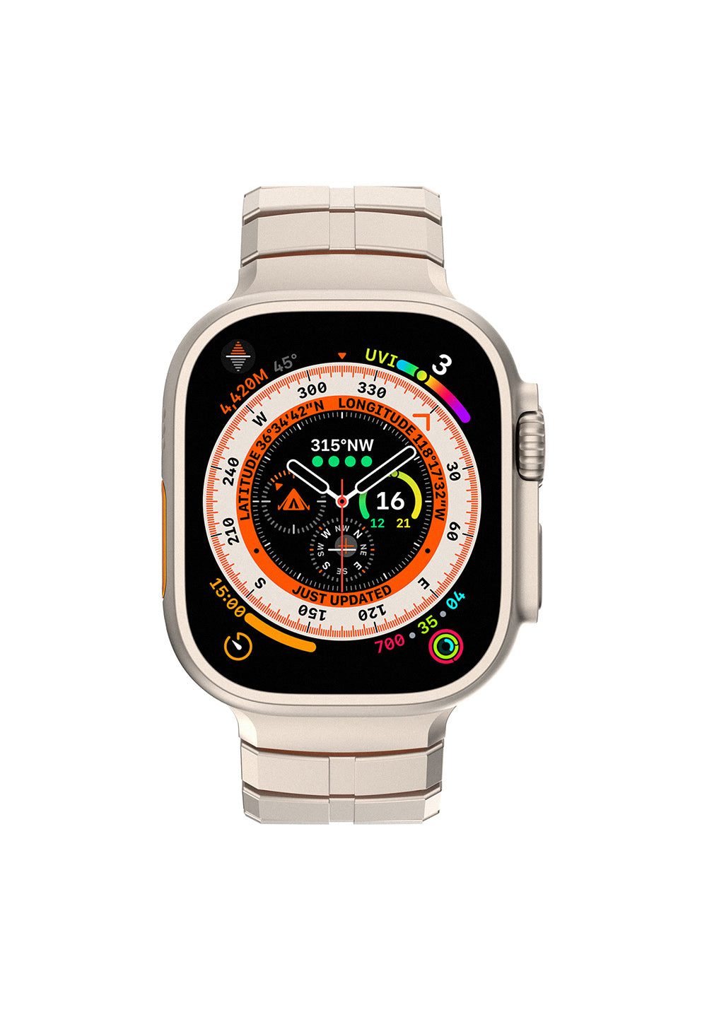 Mohseven Titancore No.1 Metal Kordon – Apple Watch 42/44/45/46/49 mm