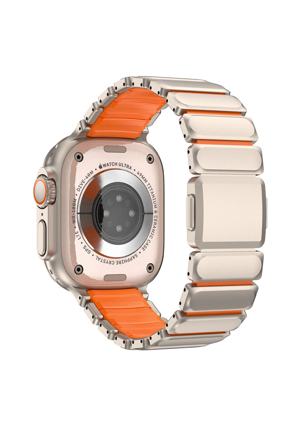 Mohseven Titancore No.2 Çelik Kordon – Apple Watch 42/44/45/46/49 mm