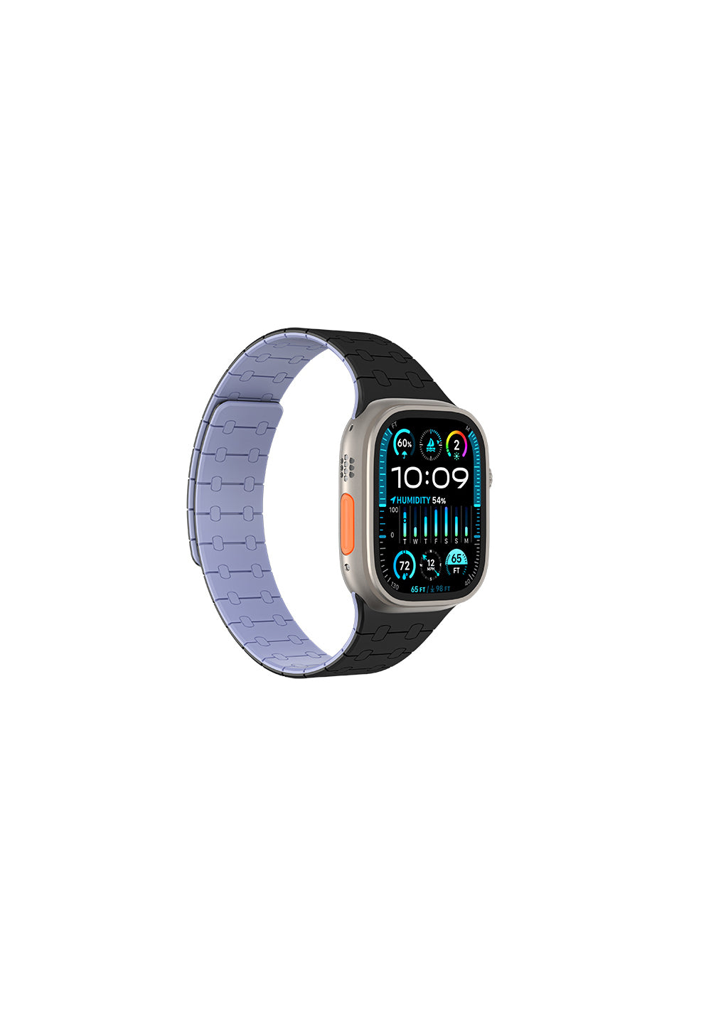 Amazingthing Smoothie Sport Manyetik Silikon Kordon – Apple Watch 45/46/49 mm