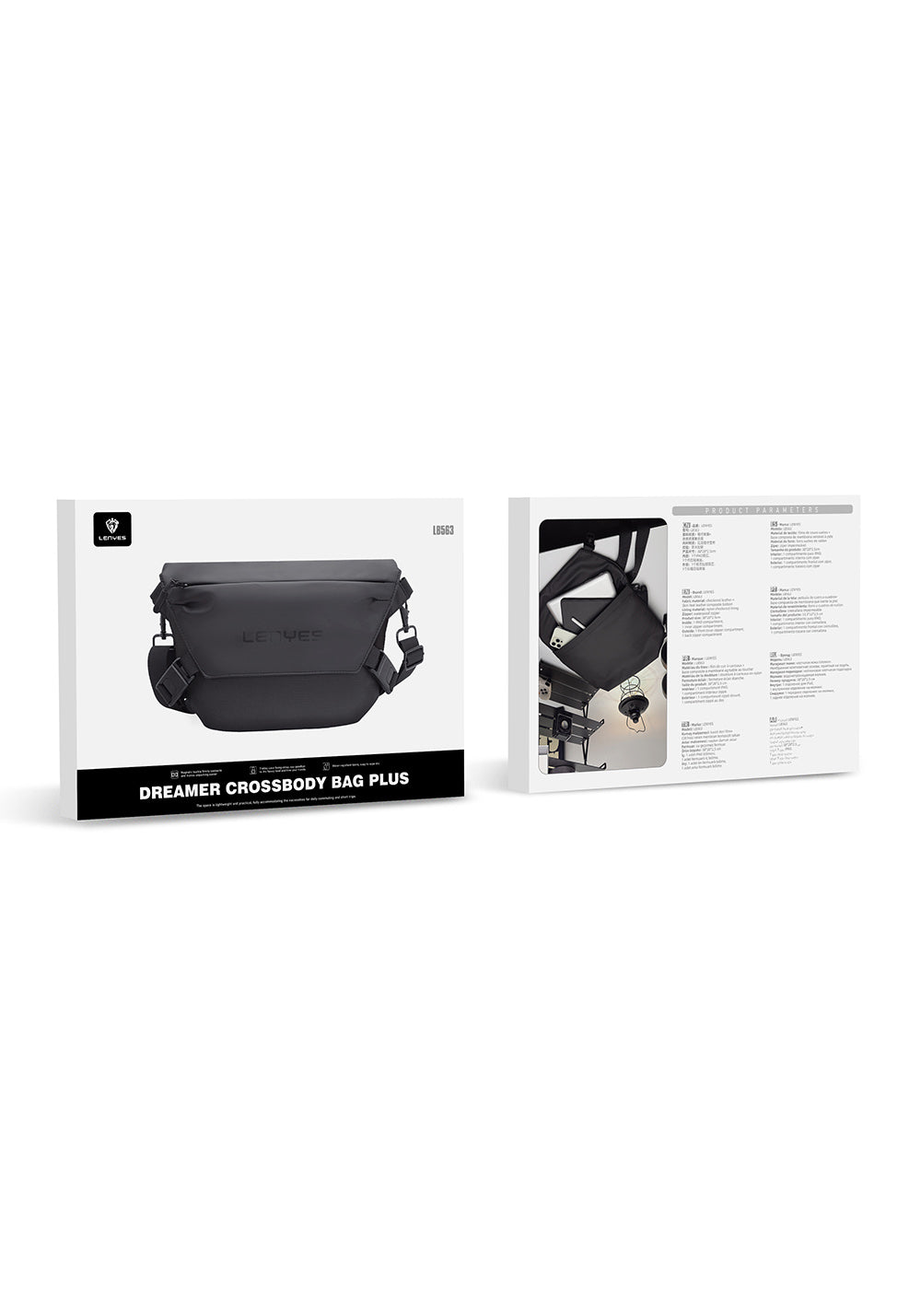 Lenyes LB563 Dreamer Crossbody – Çapraz Vücut Çantası