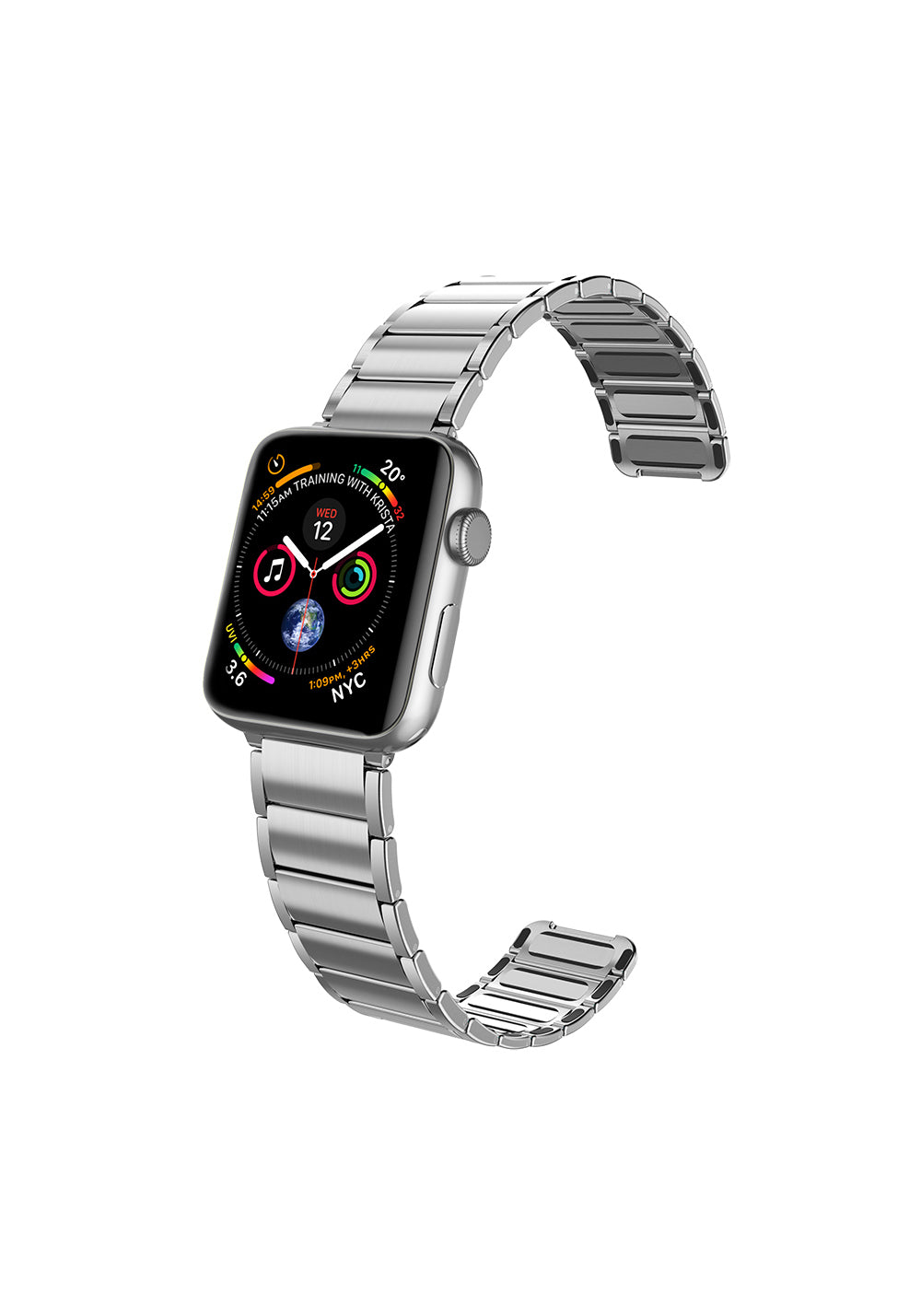 Raptic Classic Manyetik Metal Kordon – Apple Watch 38/40/41 mm + Series 10 42 mm