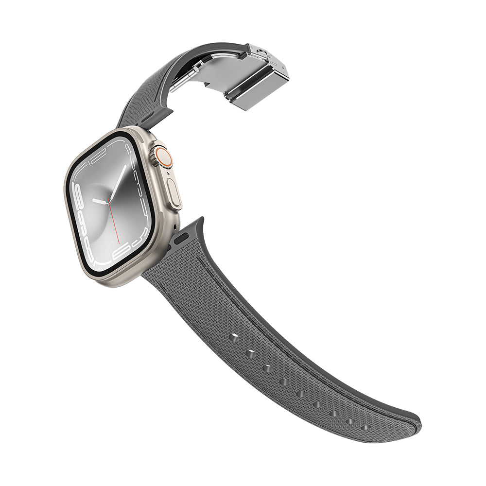 Amazingthing Titan Swift Deri Dokulu Silikon Kordon – Apple Watch ürün görseli