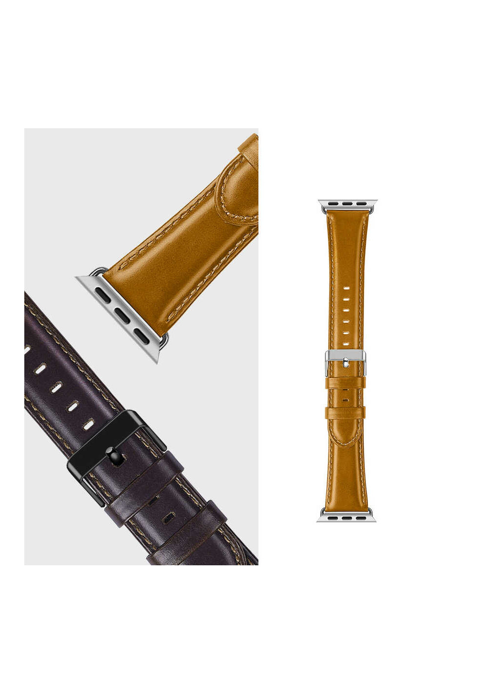 Wiwu Leather Watchband Deri Kordon – Apple Watch 38/40 mm