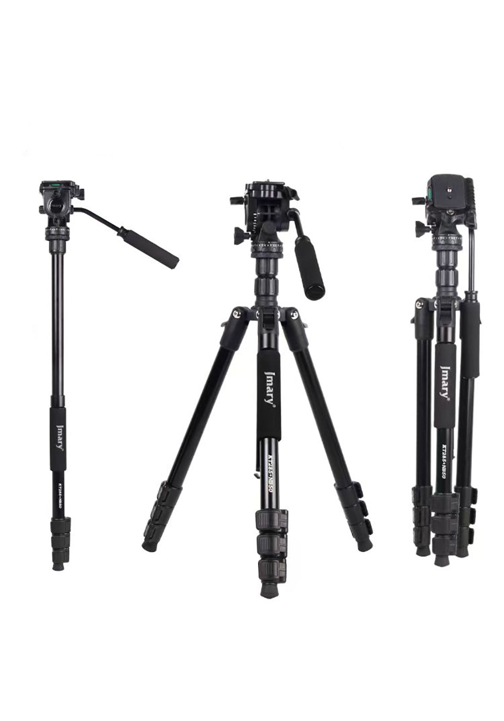 Jmary KT285+NB50 – 175 cm Başlıklı Kamera Tripodu