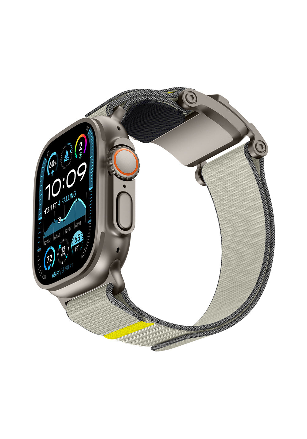 Mohseven Mecha Sport Dokuma Kordon – Apple Watch 42/44/45/46/49 mm