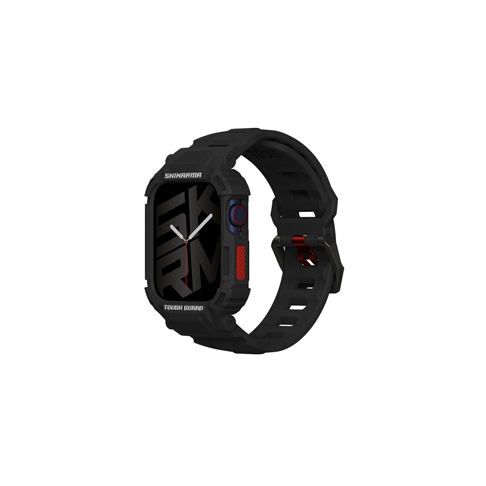 Skinarma Mecha TPU Kasa ve Kordon Seti – Apple Watch 44/45 mm