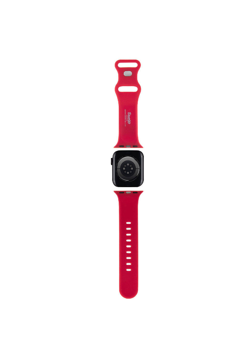 Hello Kitty Kitty Head & Bow Yazı ve Fiyonk Desenli Kordon – Apple Watch 38/40/41 mm