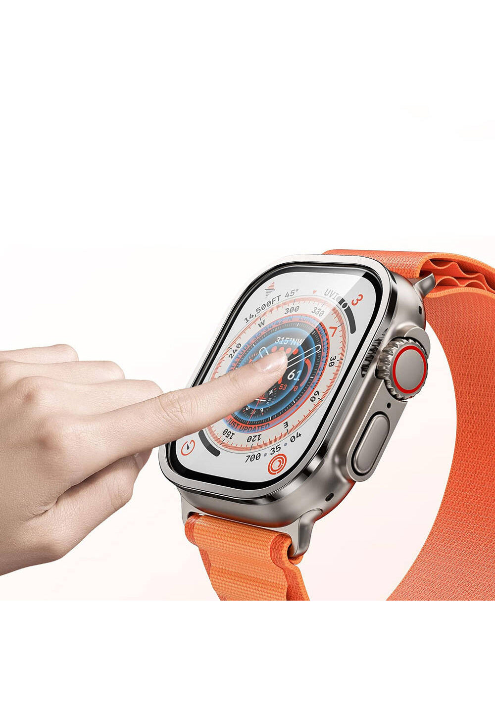 Wiwu Wi-JD106 Easy Install Temperli Ekran Camı – Apple Watch Ultra 49 mm