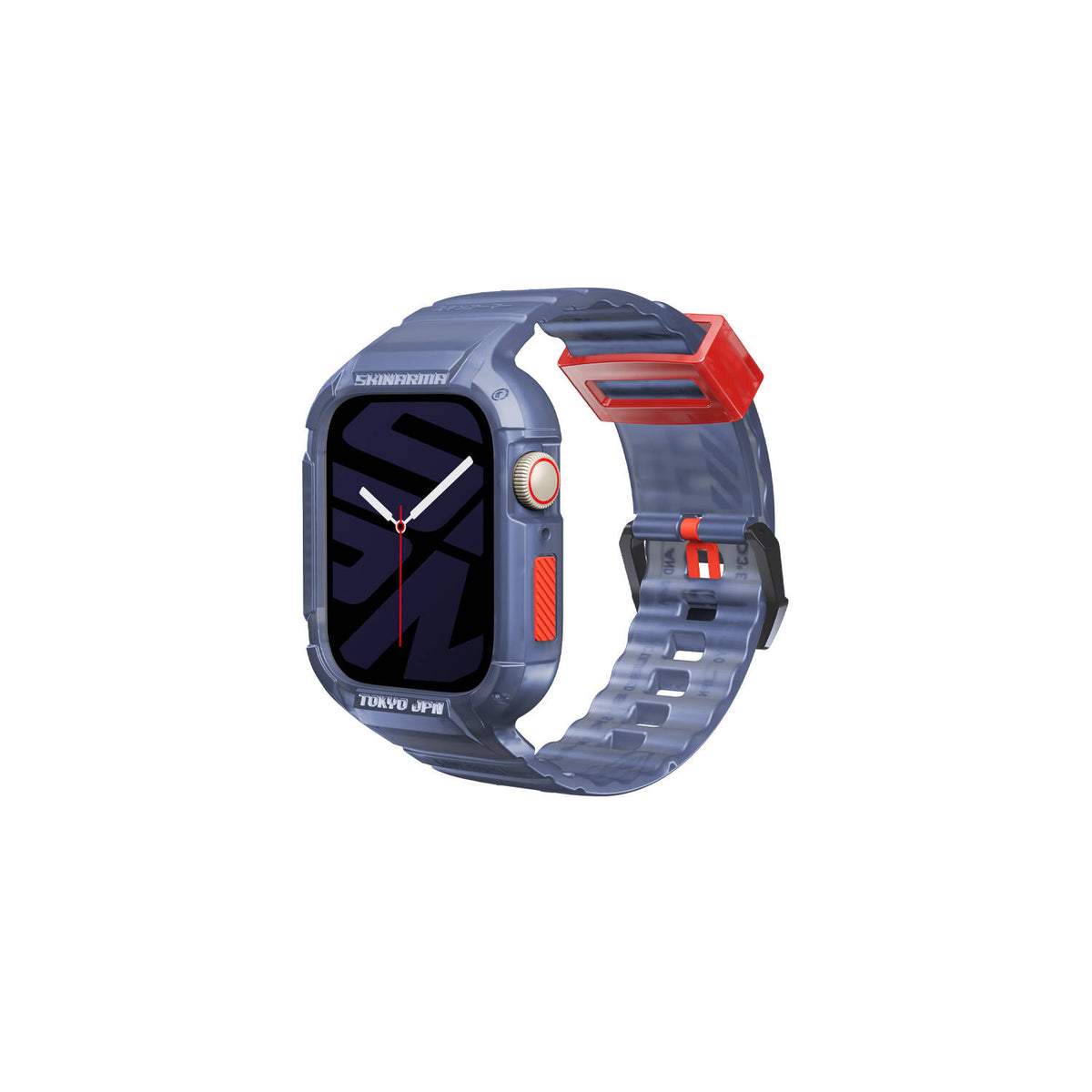 Skinarma Saido Koruyucu Kasa ve Kordon Seti – Apple Watch 44/45 mm