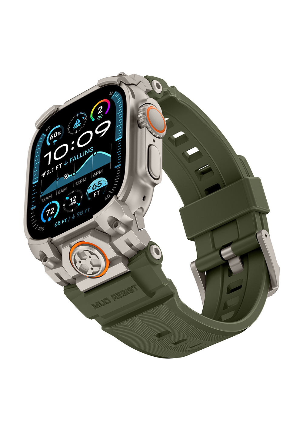 Mohseven Armor Silikon Kordon – Apple Watch Ultra 49 mm