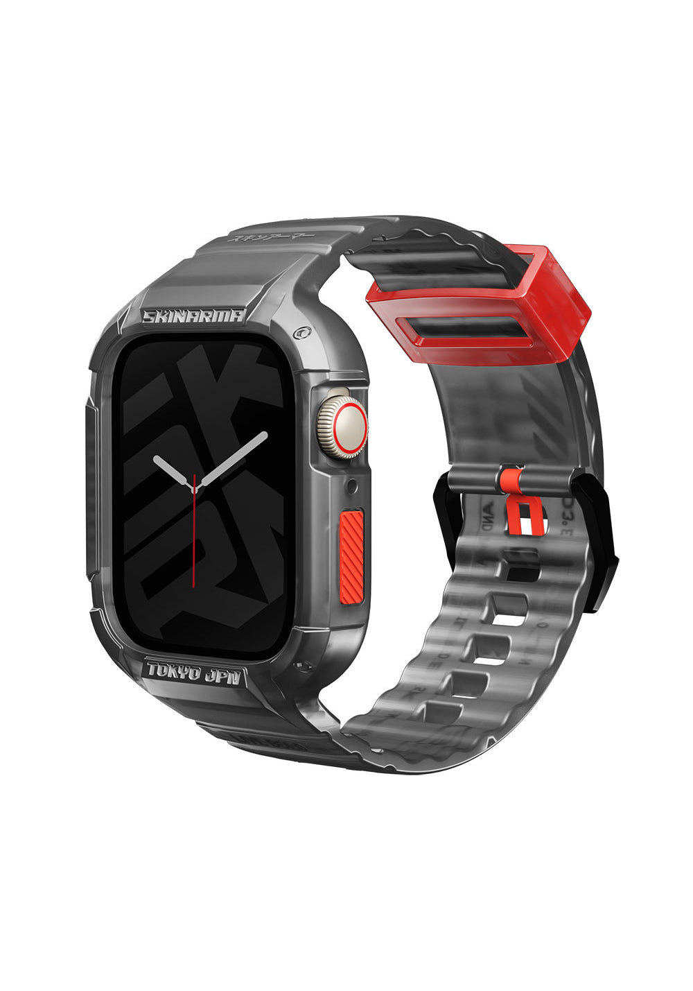 Skinarma Saido Koruyucu Kasa ve Kordon Seti – Apple Watch 44/45 mm