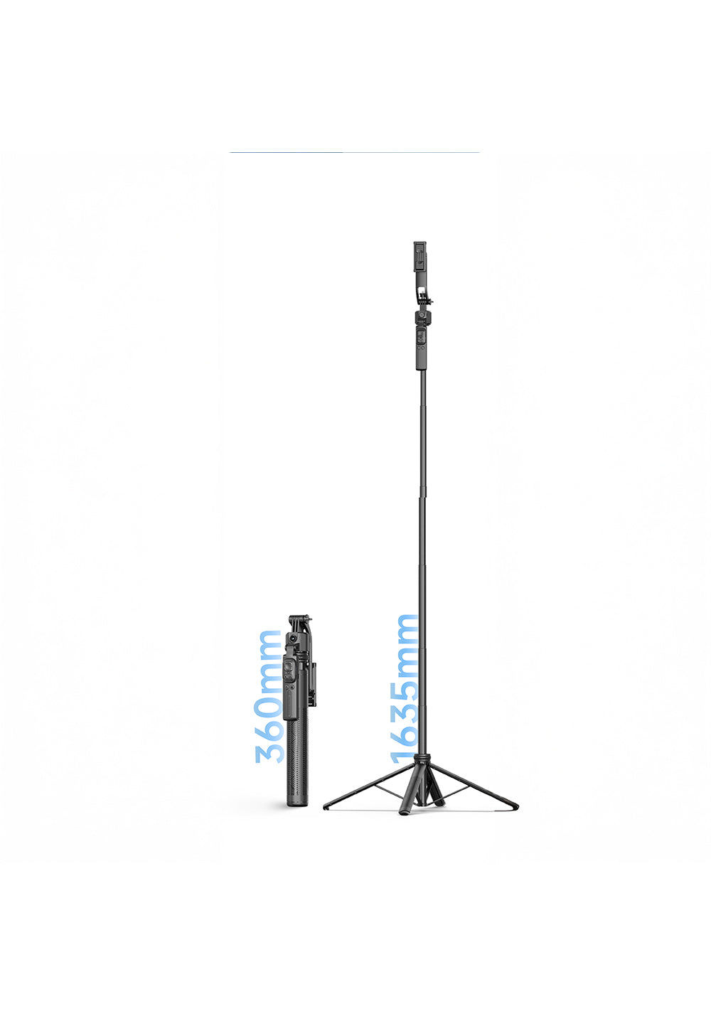 Lenyes LPH107 – Dolgu Işıklı Kumandalı Tripod