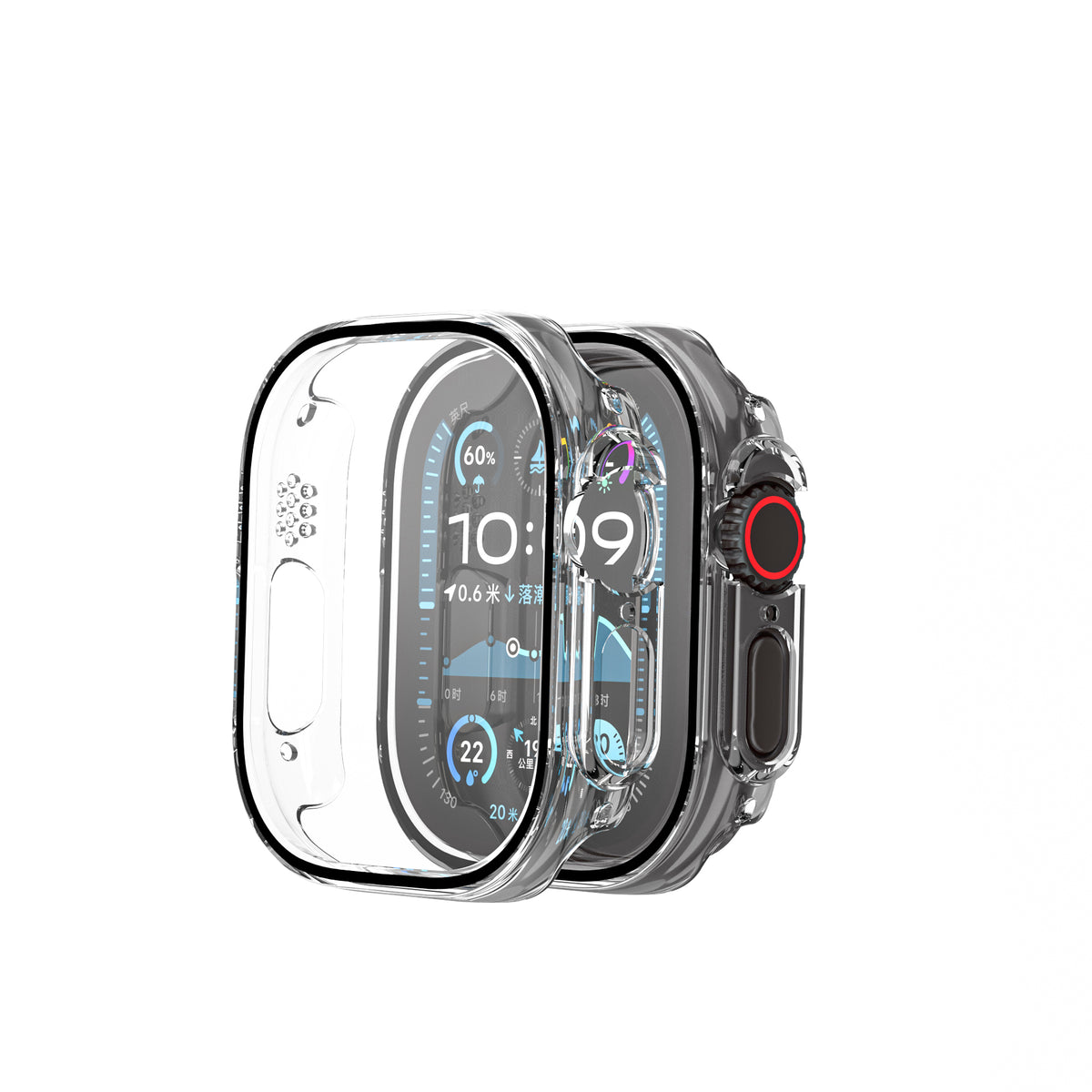 Wiwu JD-108 Koruyucu Kasa ve HD Ekran Filmi – Apple Watch Ultra 49 mm