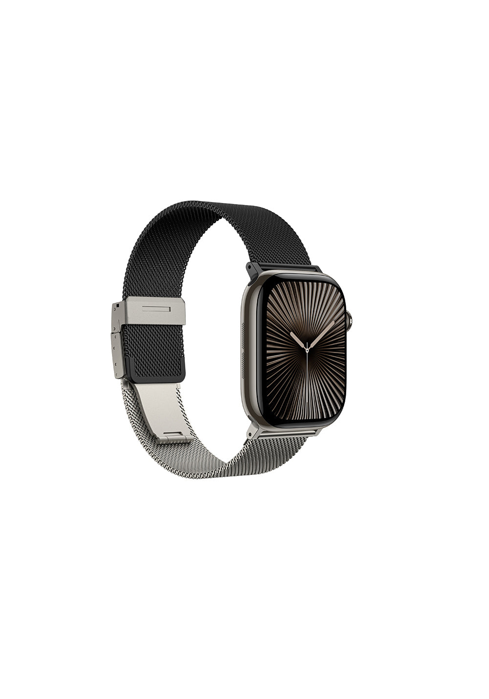 Amazingthing Omni StyleFlip Çift Yönlü Metal Örgü Kordon – Apple Watch 46 mm