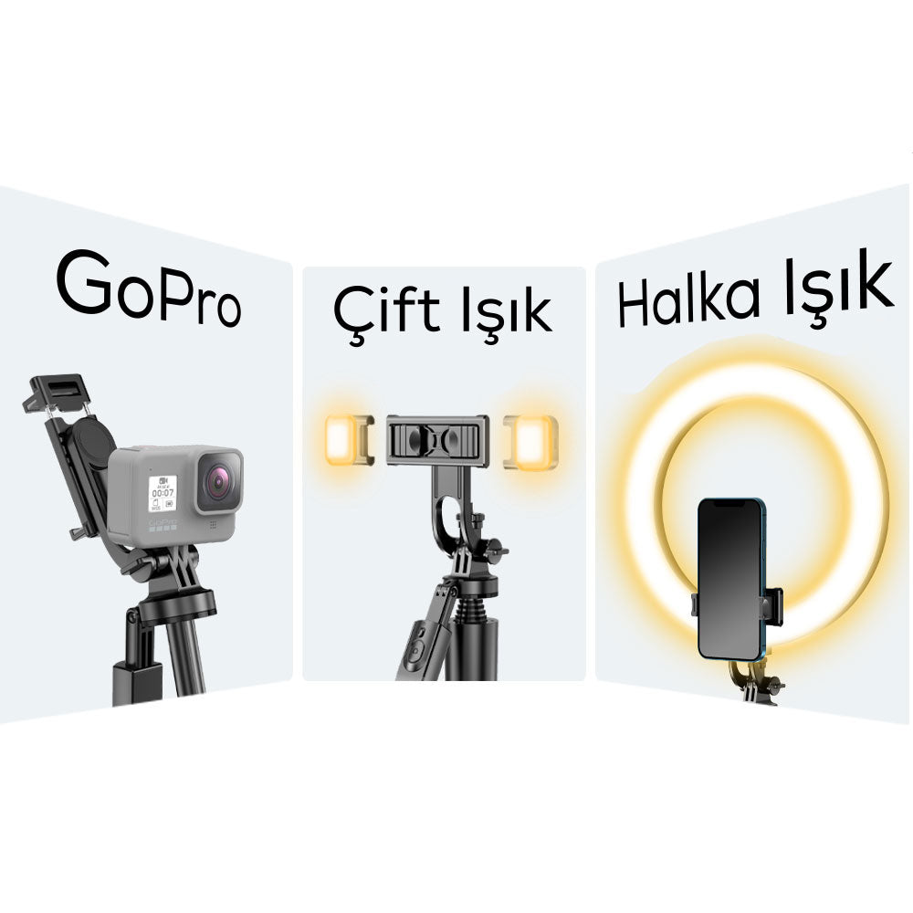 Wiwu Wi-SE005 – 156 cm Kumandalı Tripod
