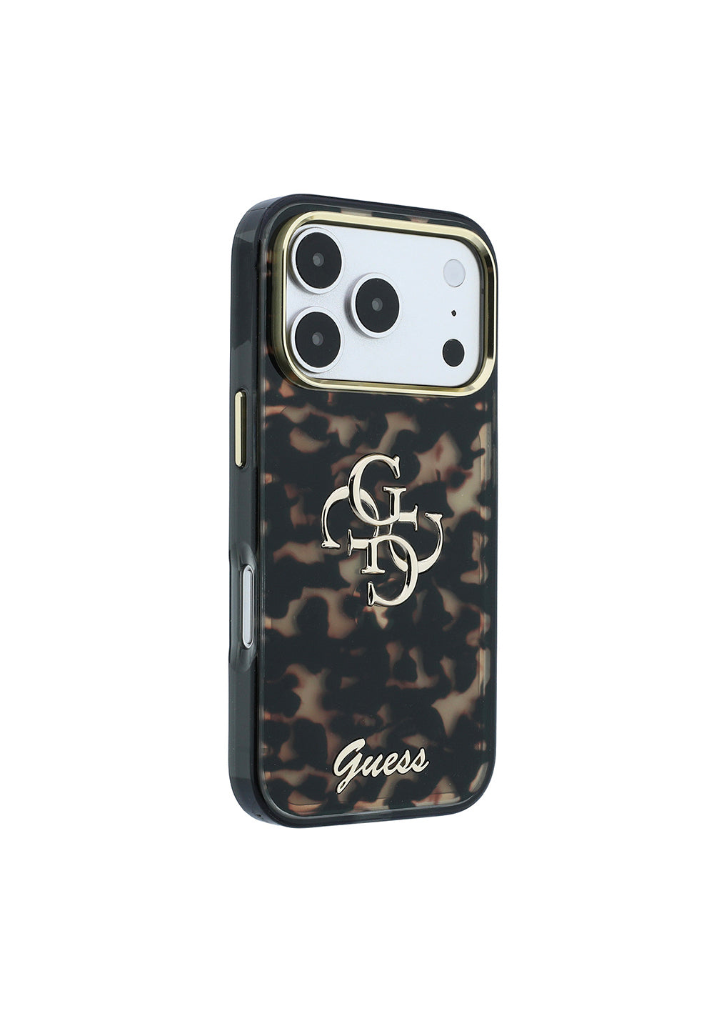 Guess Yazı ve 4G Büyük Silikon – iPhone 18 Pro Kılıfı