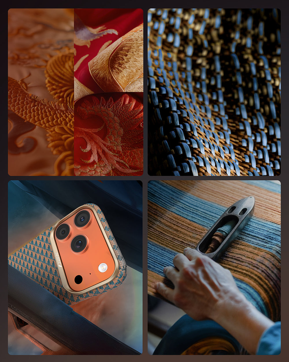 Raptic Aramid Skin Origin Karbon – iPhone 18 Pro Kılıfı