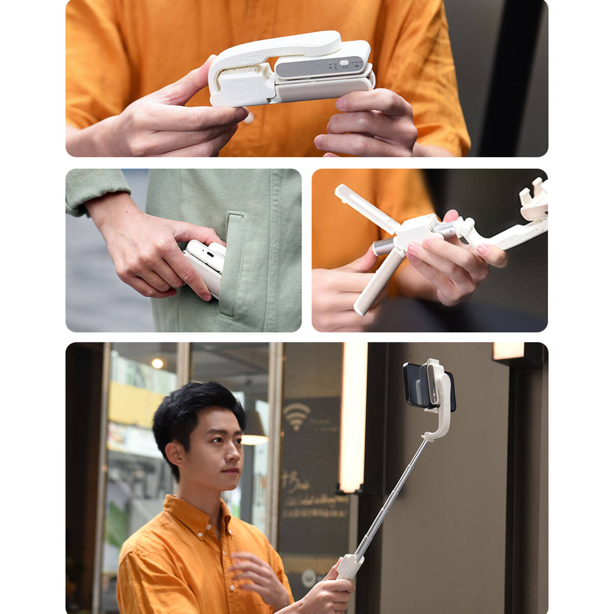 Hohem iSteady Q – Tek Eksenli Gimbal ve Selfie Çubuğu