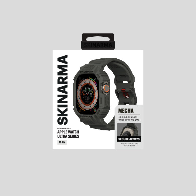 Skinarma Mecha TPU Kasa ve Kordon Seti – Apple Watch Ultra 49 mm