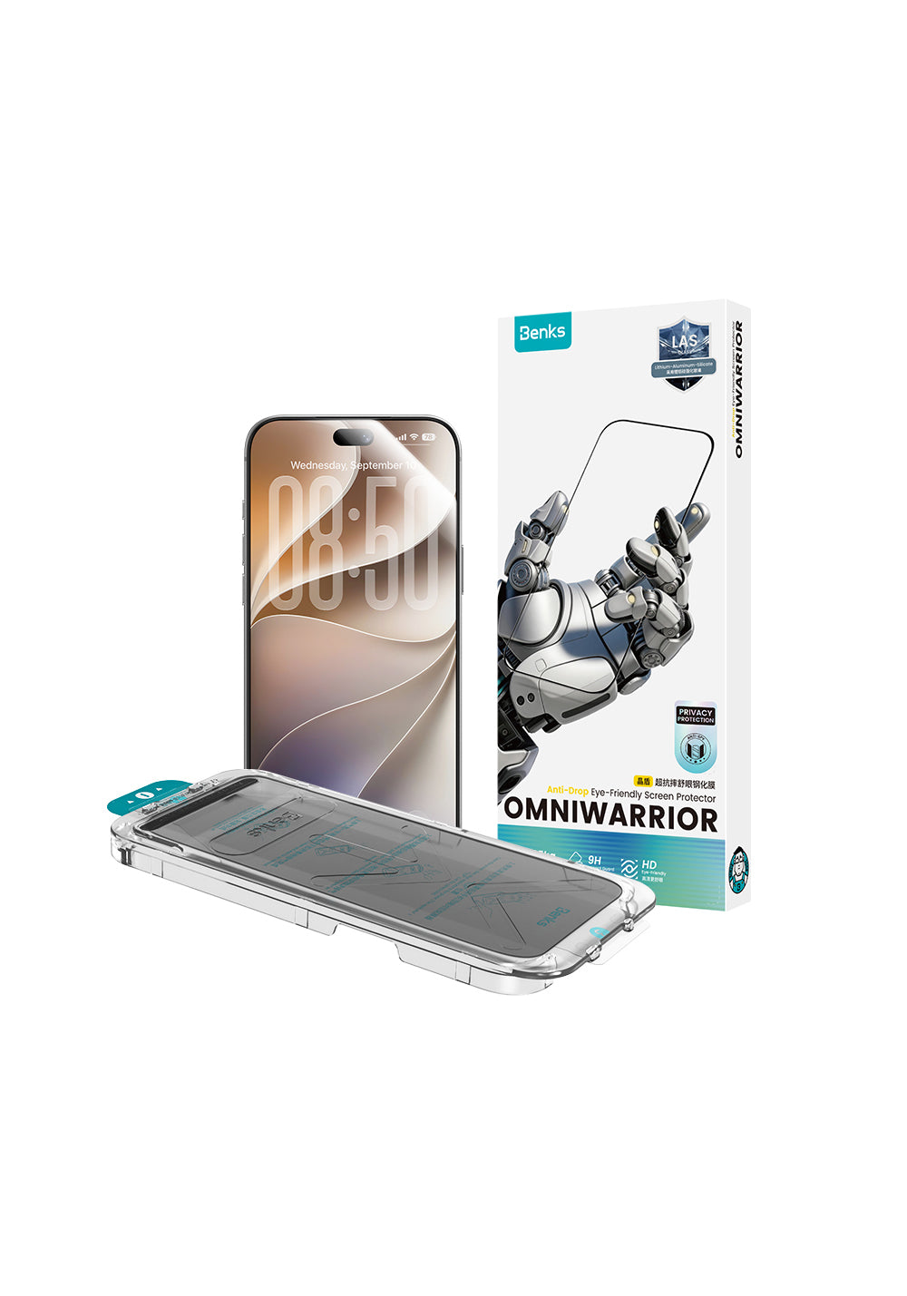 Benks OmniWarrior Privacy – iPhone 18 Pro Ekran Koruyucusu