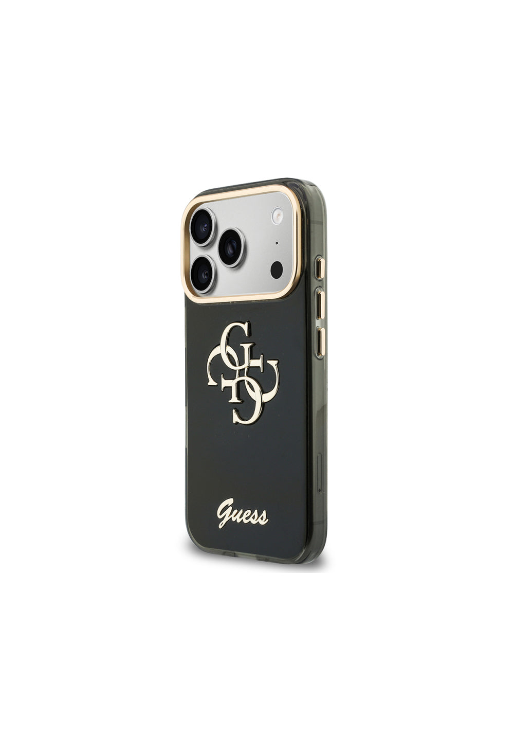 Guess Yazı ve 4G Büyük Silikon – iPhone 18 Pro Kılıfı