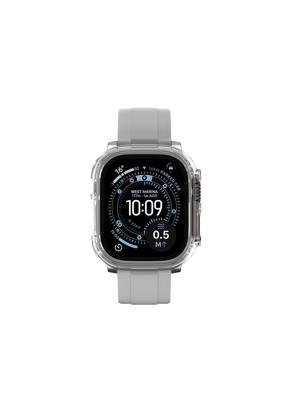 Amazingthing Radix Minimal FullGuard PC Kasa ve Ekran Koruması – Apple Watch Ultra 49 mm