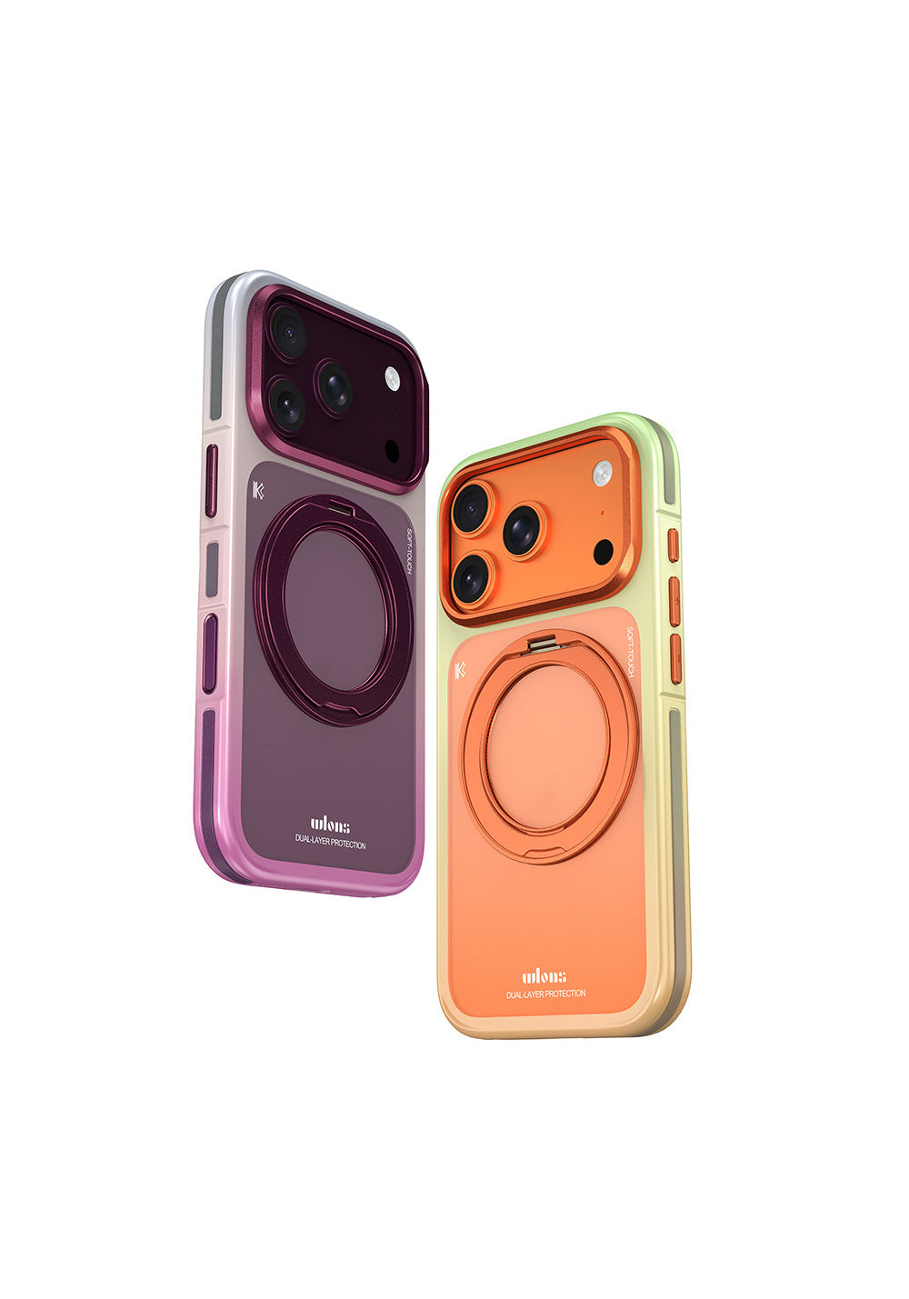 Wlons Sert PC Arvox Standlı – iPhone 18 Pro Max Kılıfı