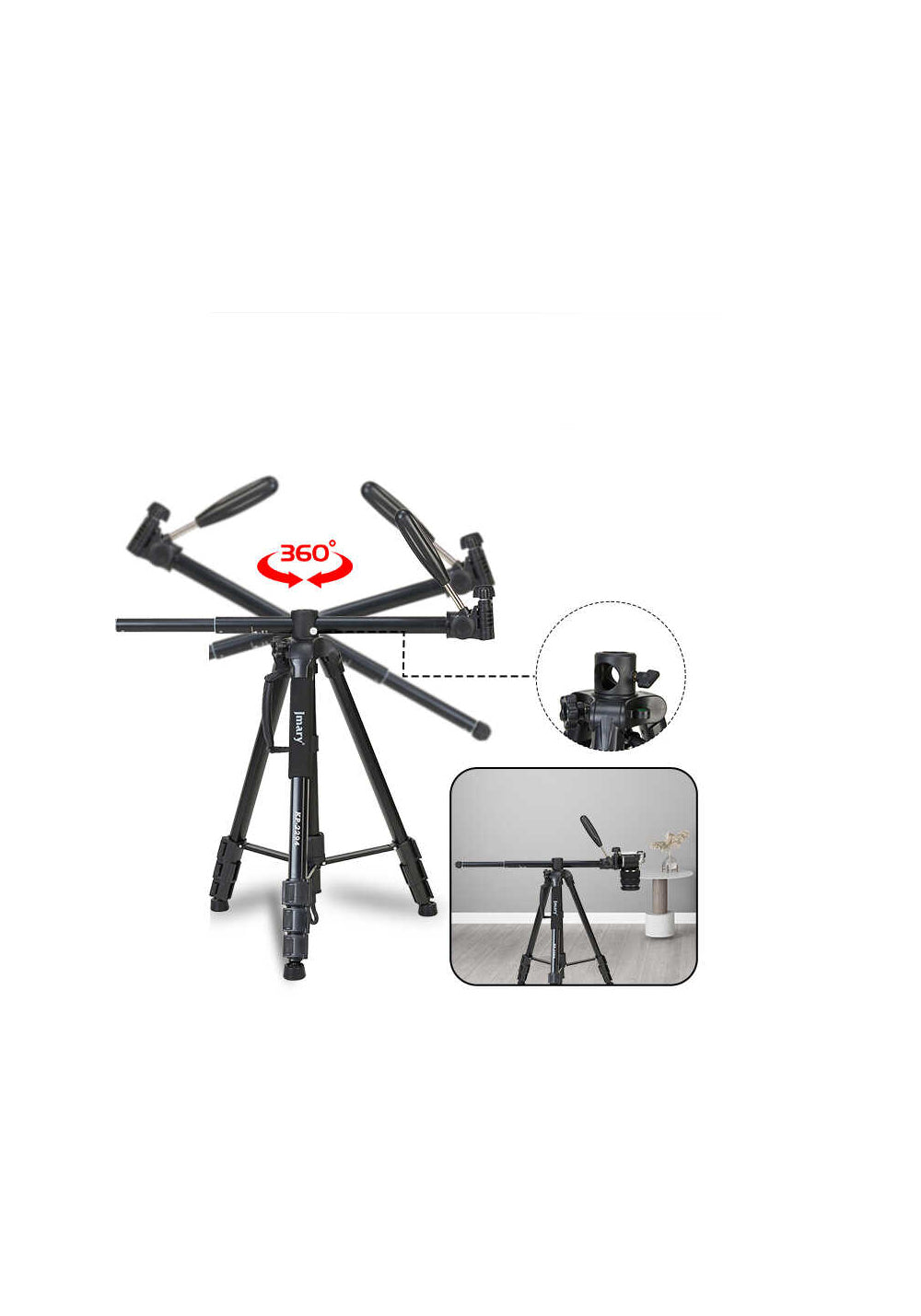 Jmary KP2294 – 179 cm Monopod Özellikli Tripod