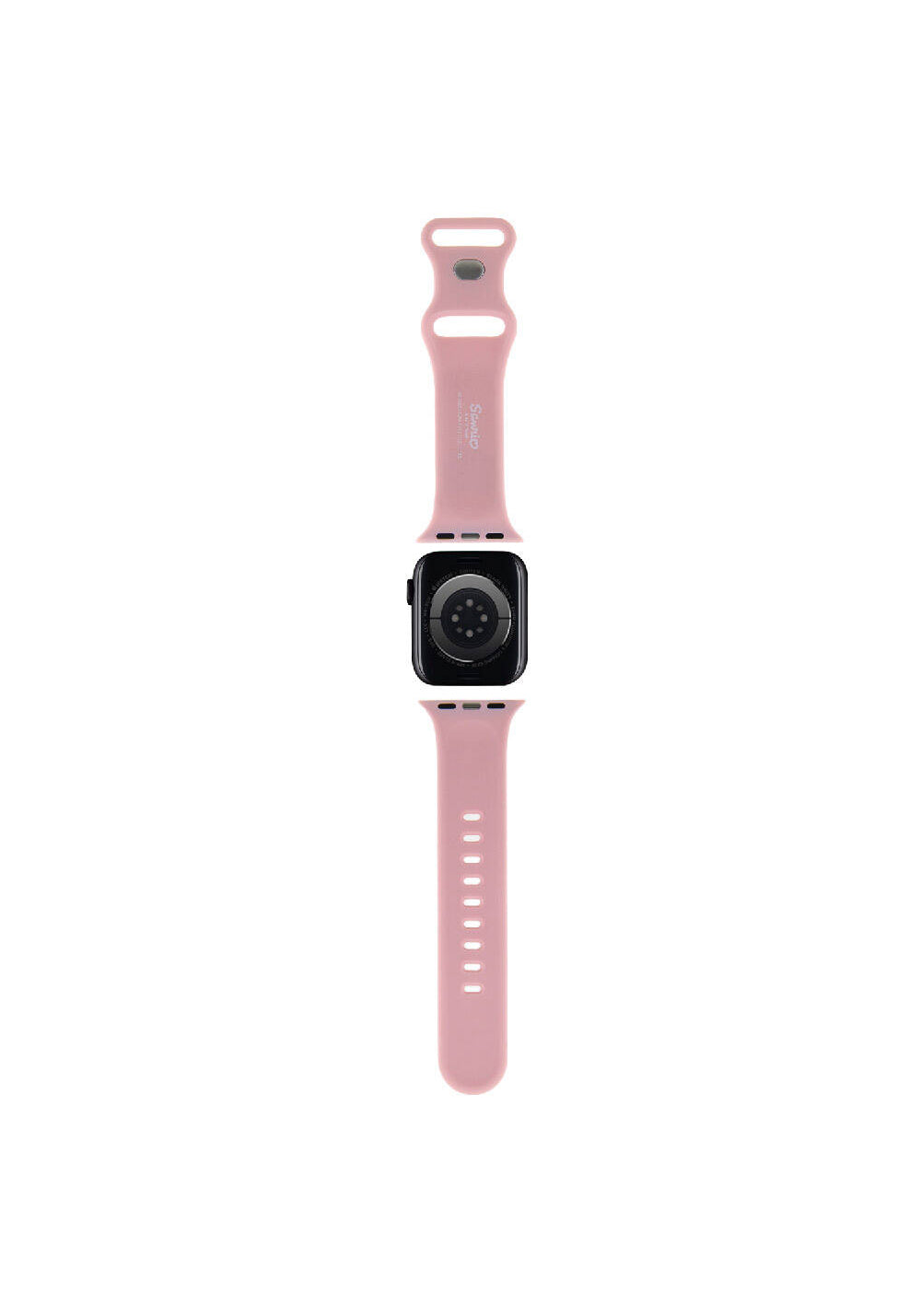 Hello Kitty Kitty Head & Bow Yazı ve Fiyonk Desenli Kordon – Apple Watch 38/40/41 mm