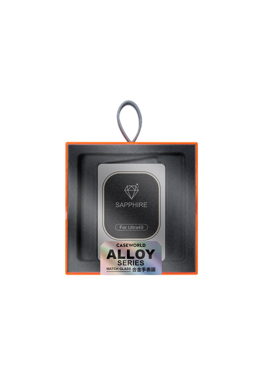 CaseWorld Alloy Safir Cam Ekran Koruyucu – Apple Watch Ultra 49 mm
