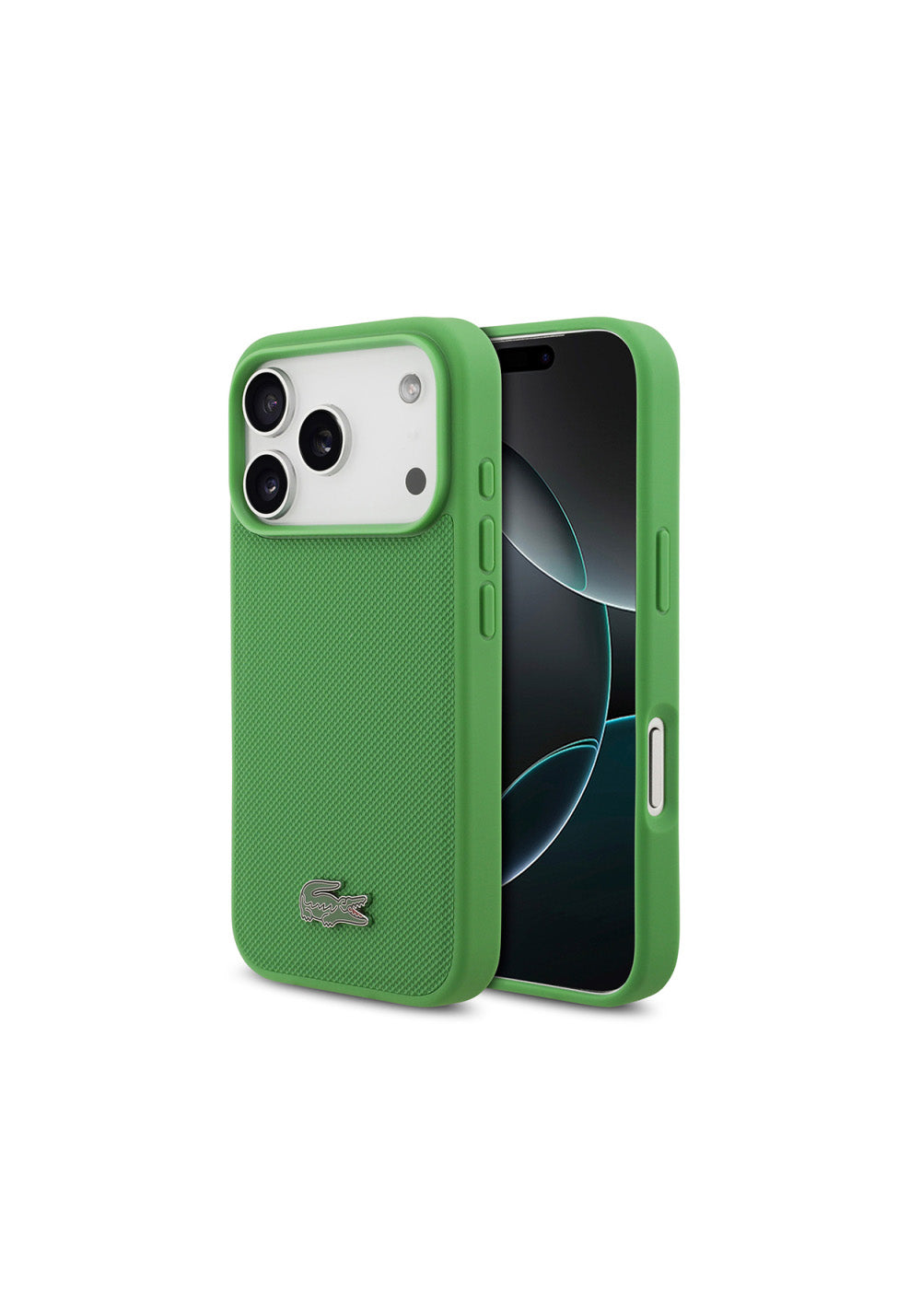 Lacoste PU Pike Desenli – iPhone 18 Pro Kılıfı