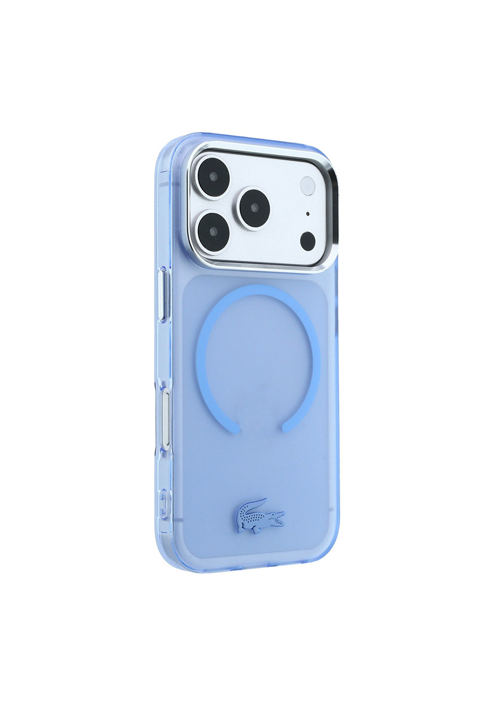 Lacoste C-Magnet İkonik Timsah Logolu IML Frosted – iPhone 18 Pro Max Kılıfı