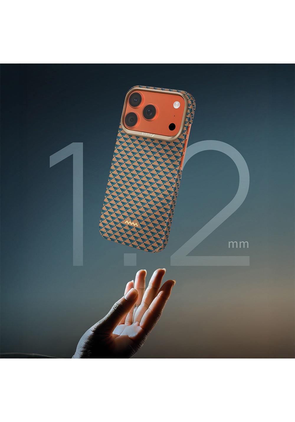 Raptic Aramid Skin Origin Karbon – iPhone 18 Pro Max Kılıfı