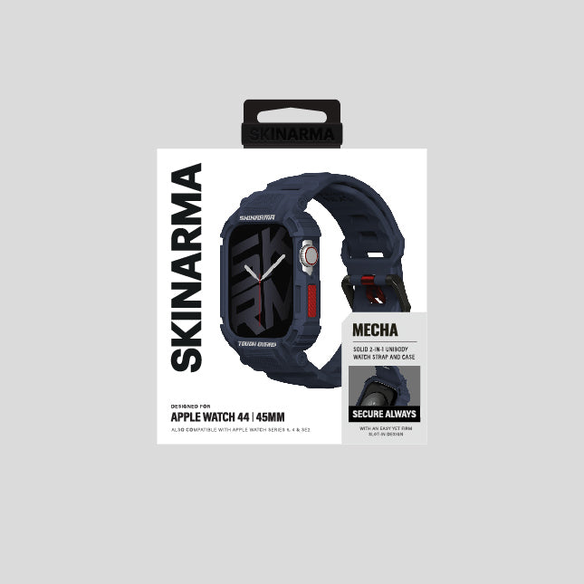 Skinarma Mecha TPU Kasa ve Kordon Seti – Apple Watch 44/45 mm