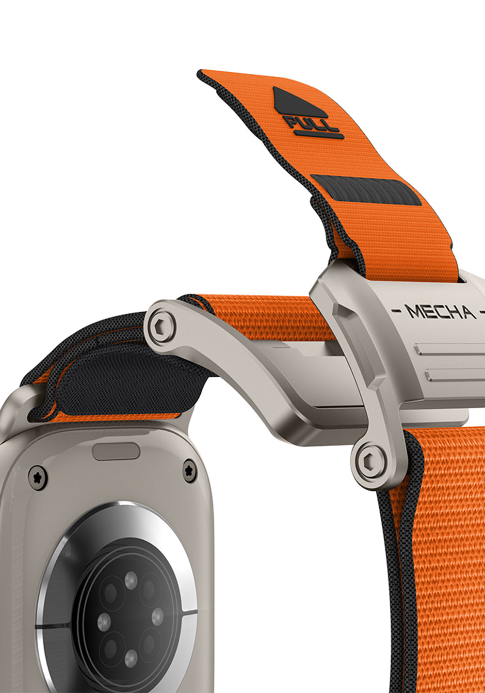 Mohseven Mecha Sport Dokuma Kordon – Apple Watch 42/44/45/46/49 mm