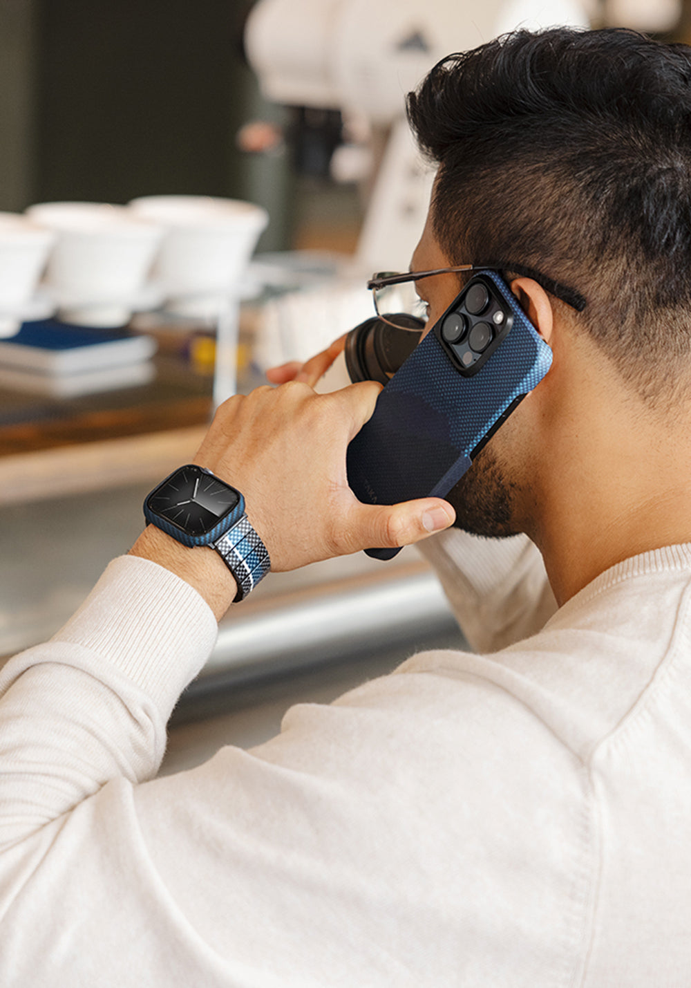Pitaka Air Case Classic 600D Aramid Koruyucu Kasa – Apple Watch 45 mm