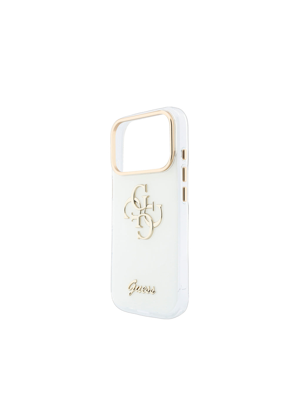 Guess Yazı ve 4G Büyük Silikon – iPhone 18 Pro Max Kılıfı