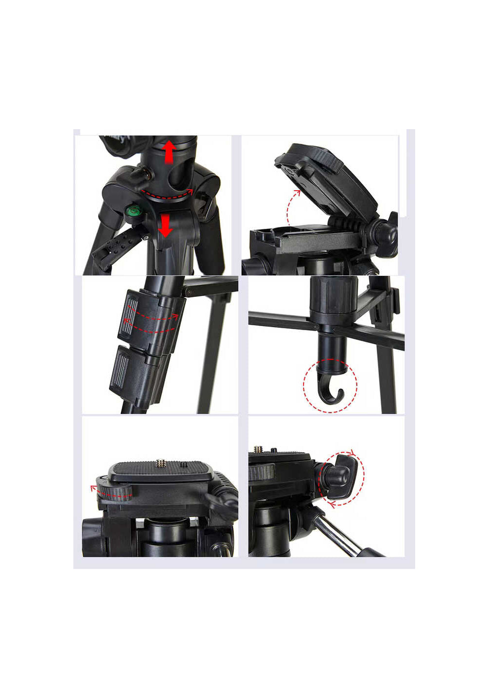Jmary KP2274 – 167 cm Monopod Özellikli Tripod