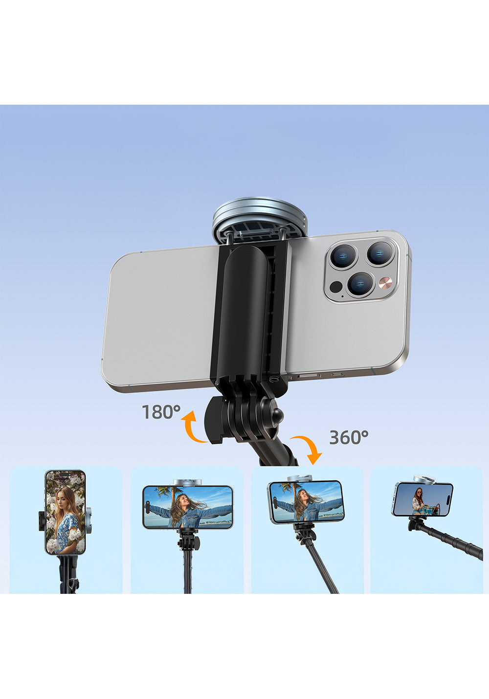 Jmary KT-259 – Kumandalı Tripod ve Selfie Çubuğu
