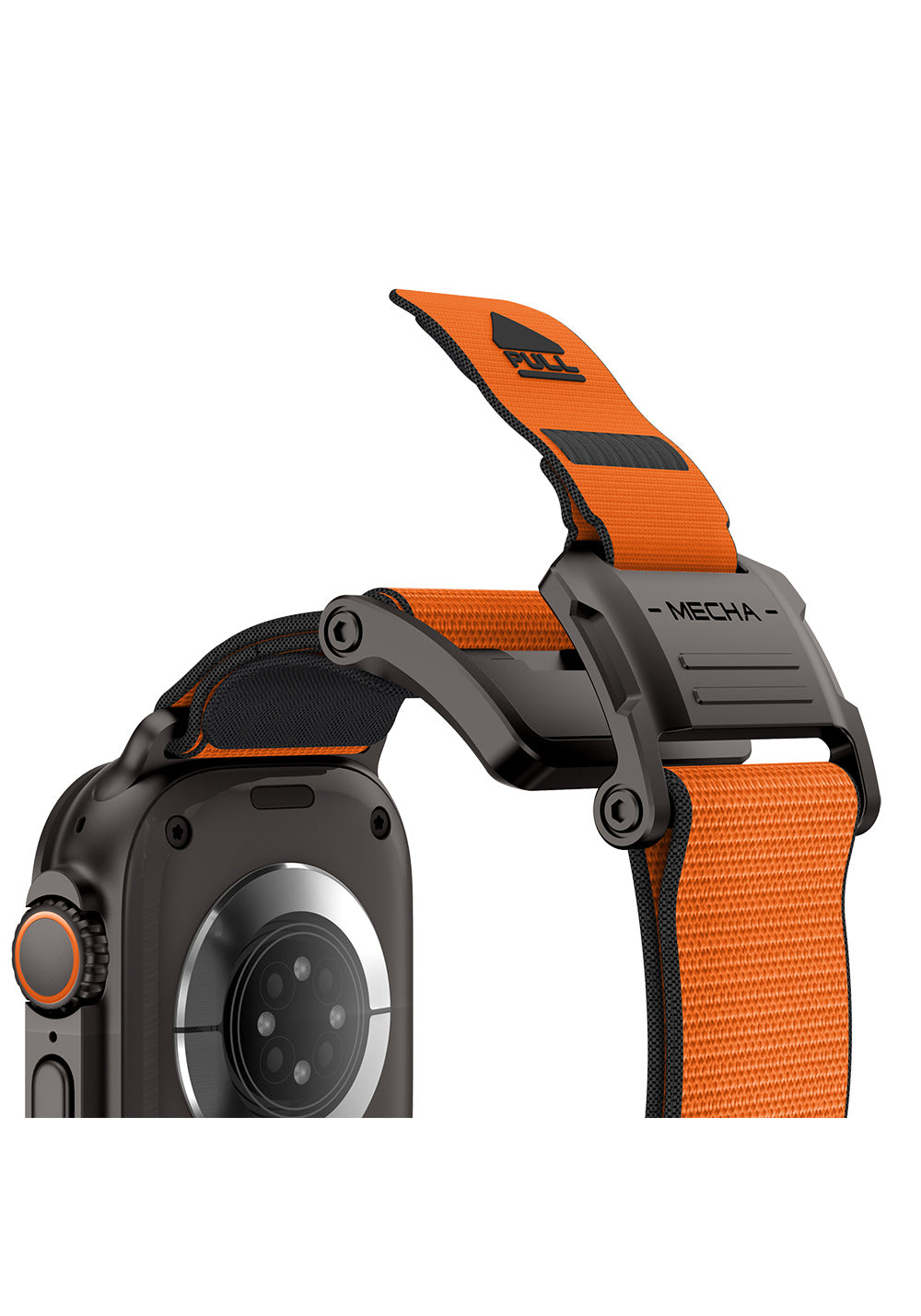 Mohseven Mecha Sport Dokuma Kordon – Apple Watch 42/44/45/46/49 mm